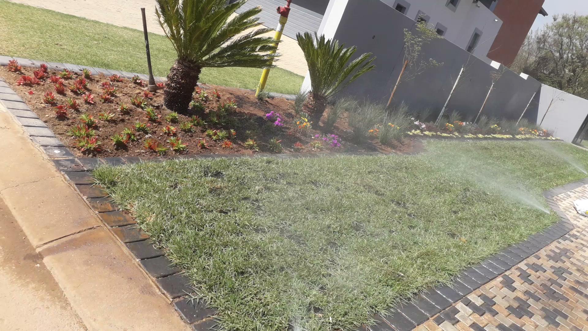 Excellent pave and landscape