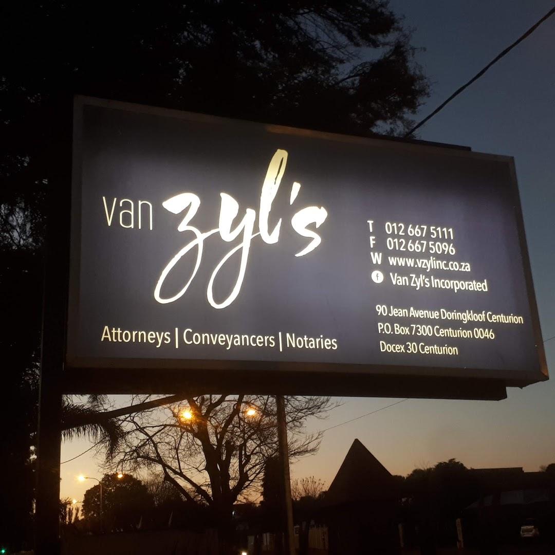 Van Zyl's Attorneys