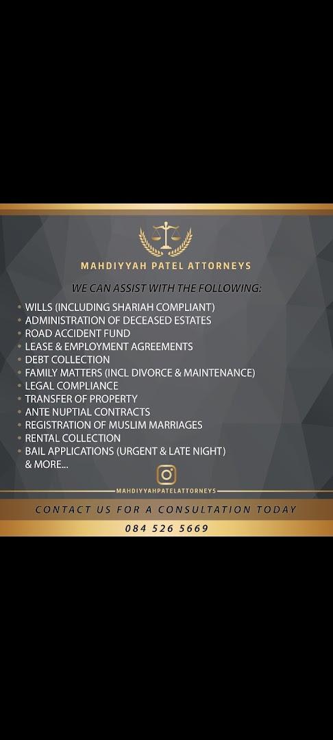 Mahdiyyah Patel Attorneys