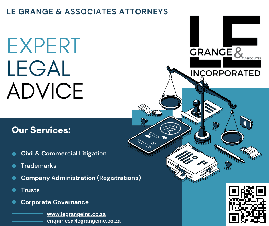 Le Grange and Associates Attorneys - Commercial and Trademark Attorneys