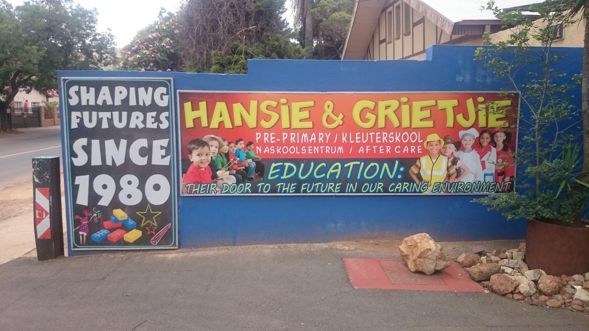 Hansie &amp; Grietjie Kleuterskool En Naskool