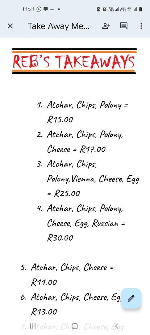 Reb's Takeaways