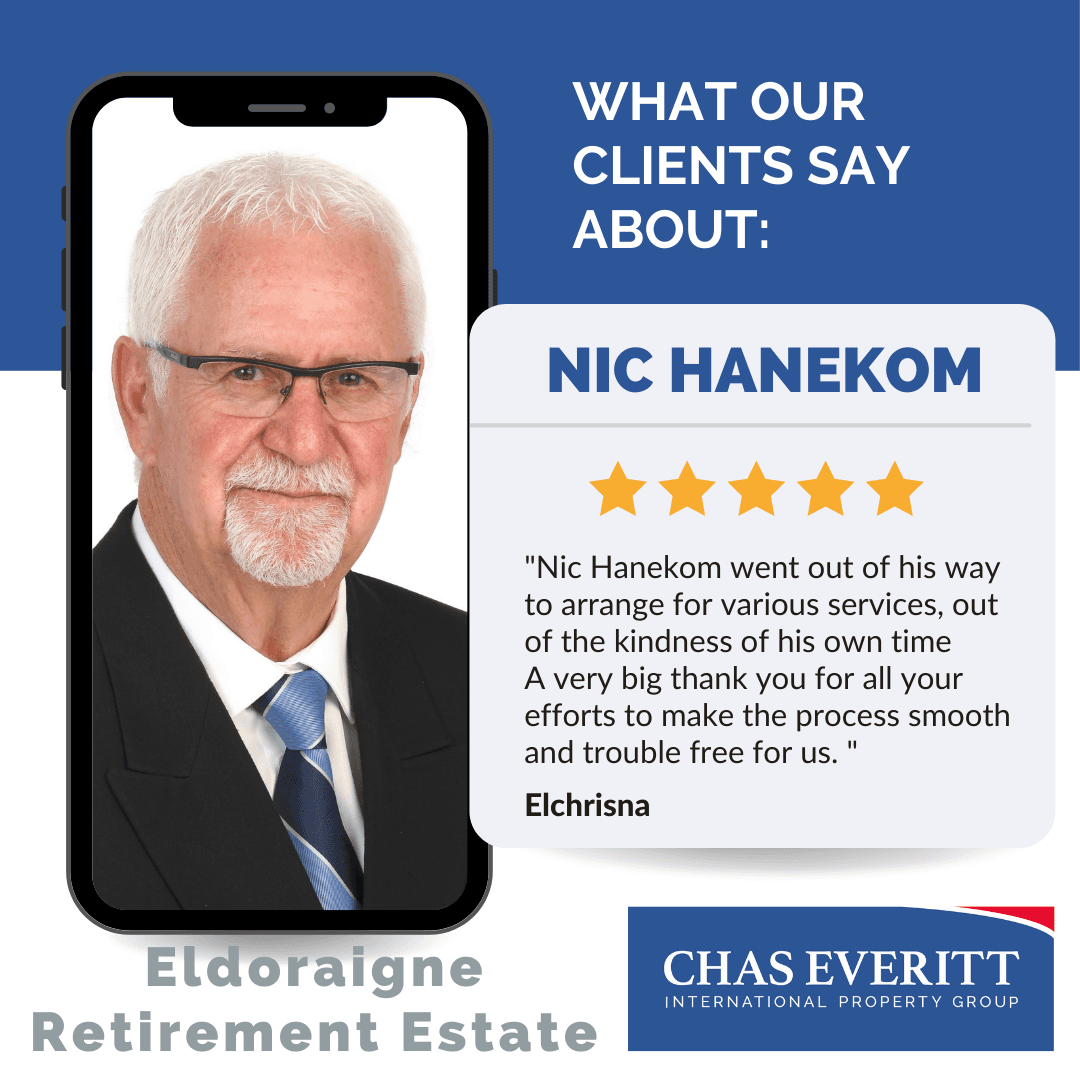 Nic Hanekom Eldoraigne Retirement Estate Agent