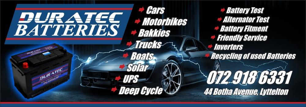Duratec, Batteries 44 Botha Avenue, Lyttelton