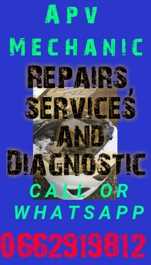 Apv mechanic on call Pretoria