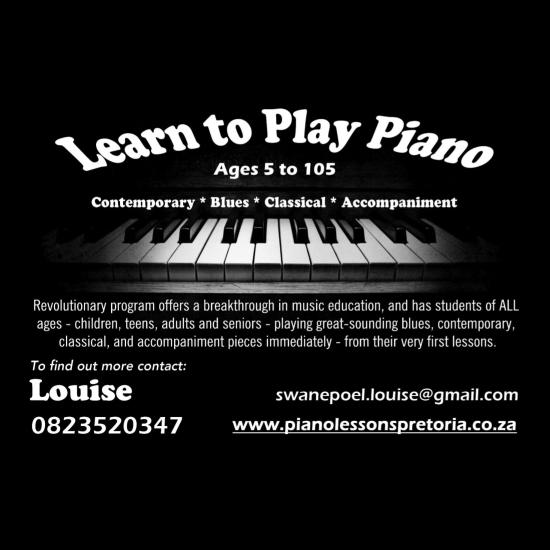 Learn To Play Piano - Piano Lessons Pretoria