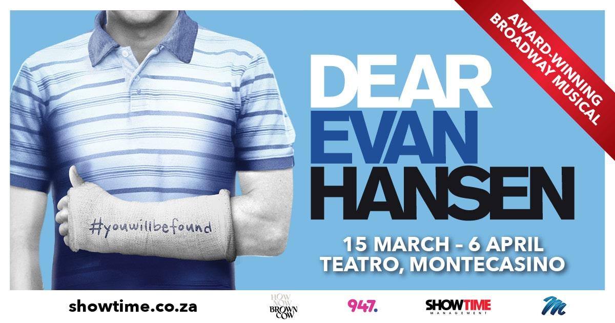 Dear Evan Hansen Is Taking Centre Stage At Montecasino!
