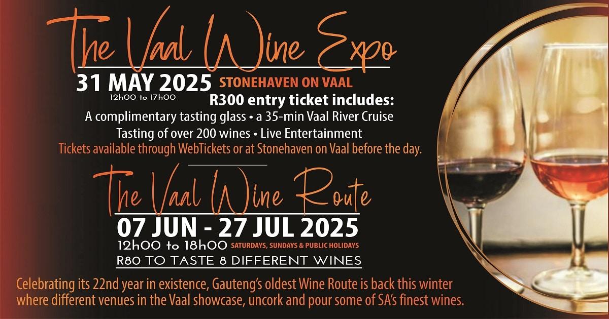 Don't Miss The Vaal River Meander Wine Route 2025