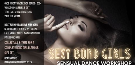 Sensual Dance Workshop – Sexy Bond Girls – A 2024 Collectors Event