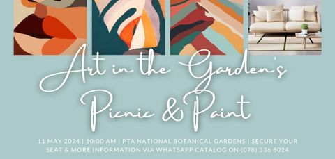 Blooms and Brushstrokes Picnic & Paint Event